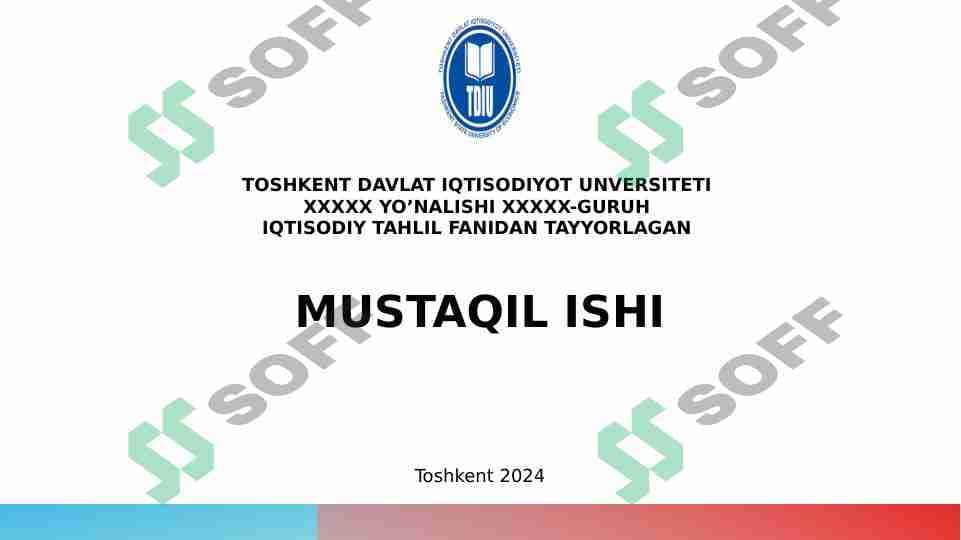 Iqtisodiy tahlil