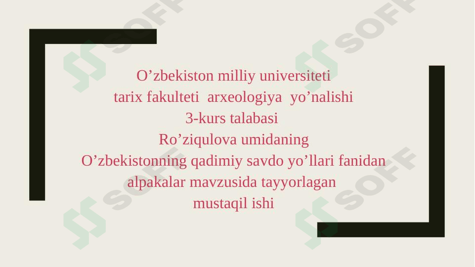 qadimgi savdo yo'llarida hayvonlar