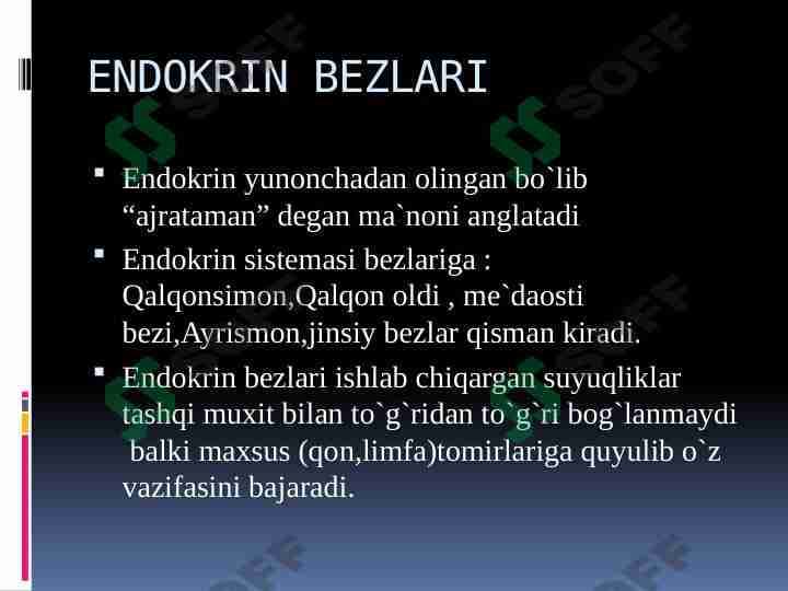 ENDOKRIN BEZLARI