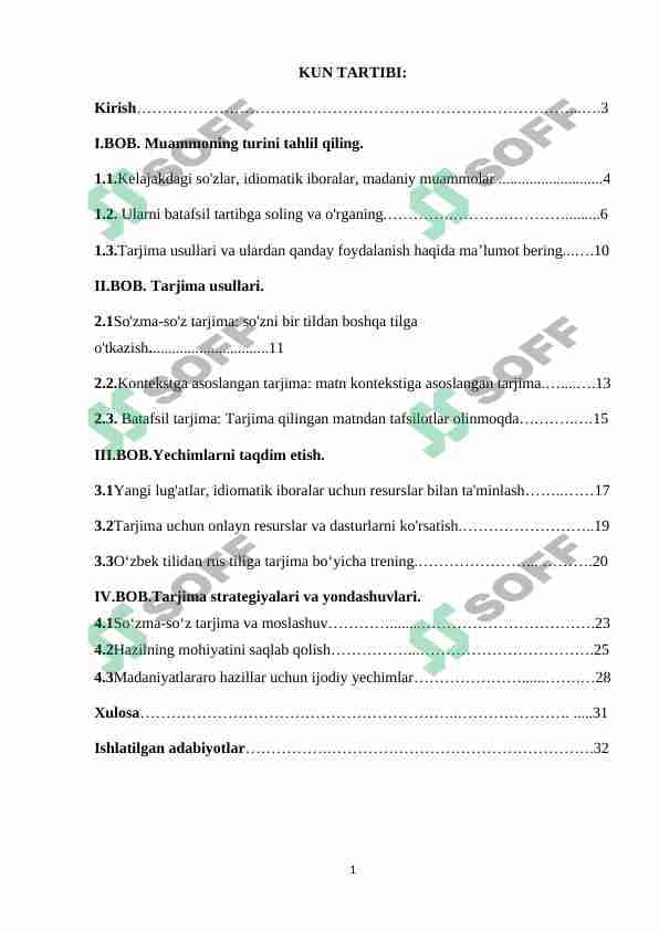 Ingliz tilidan ruscha oʻzbek tiliga va teskari tilga hazillarni tarjima qilish muammolari