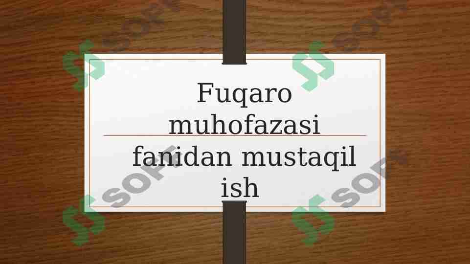 Aholini ommaviy qirg'in qurollaridan himoya qilish