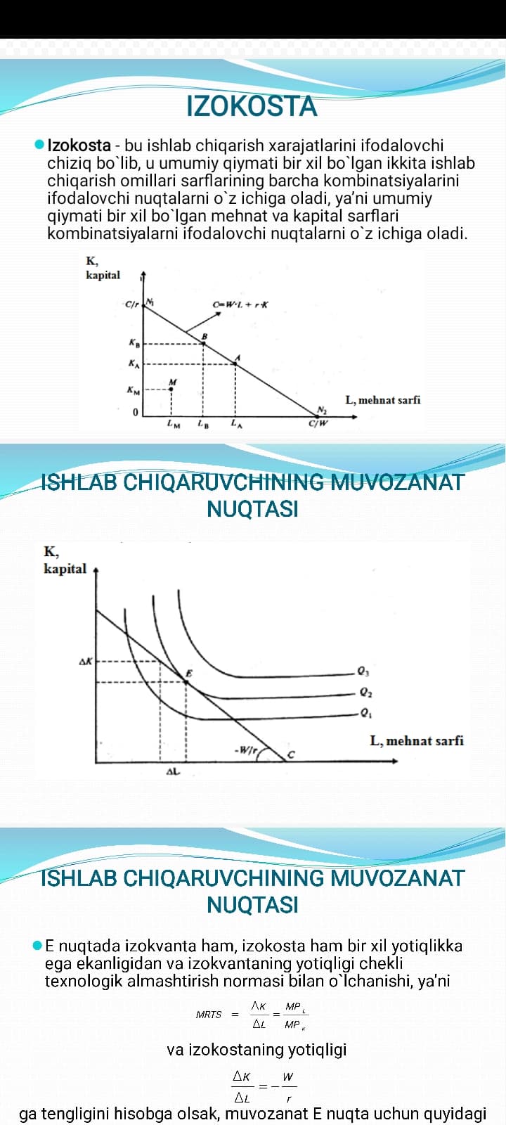 Ishlab chiqarish nazariyasi