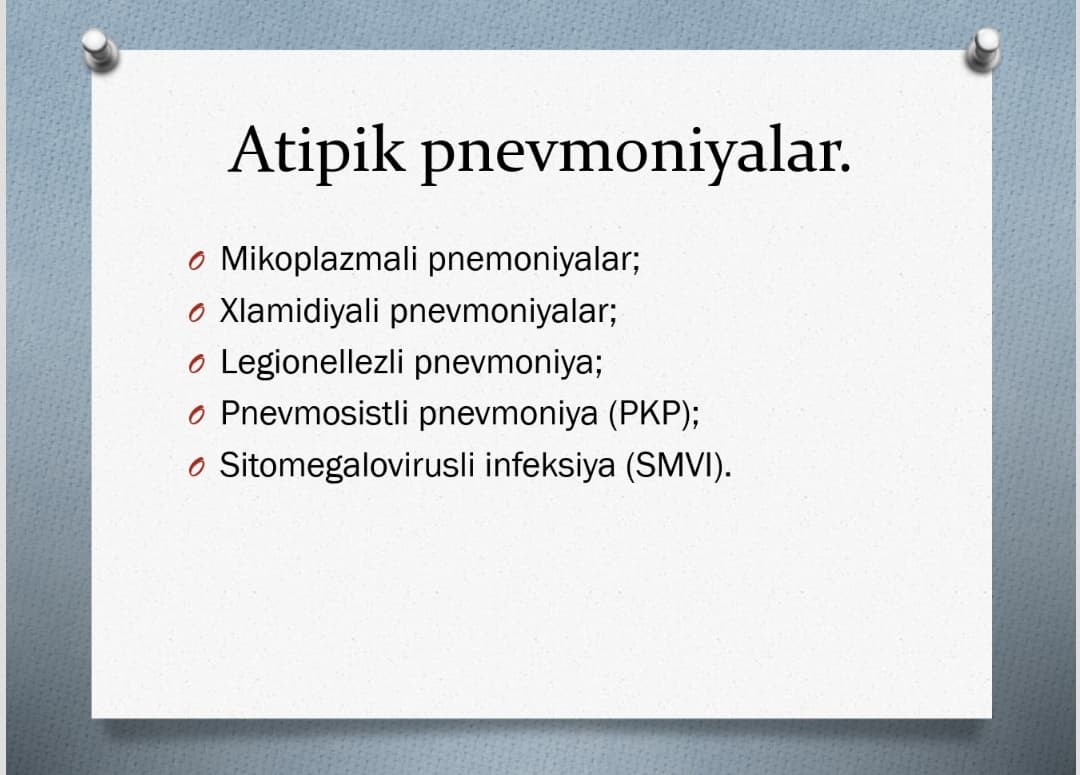 Atipik pnevmoniya