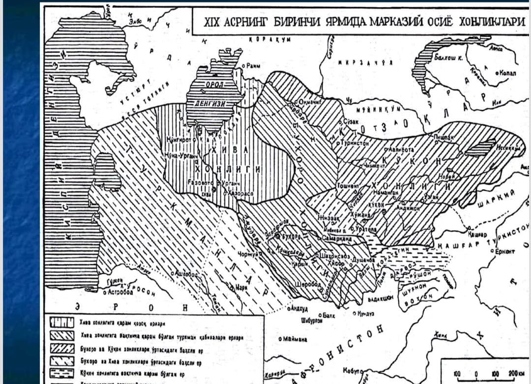 Rossiya imperiyasining Turkistonni bosib olishi.
Jadidchilik