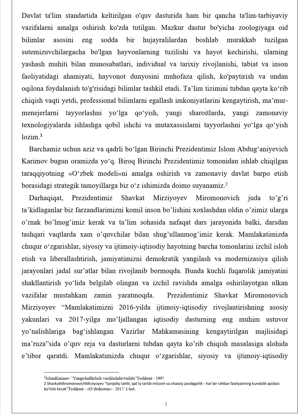 “O’zbekiston Qizil kitobiga kiritilgan sut emizuvchilar  va ularni muhofazaqilish”