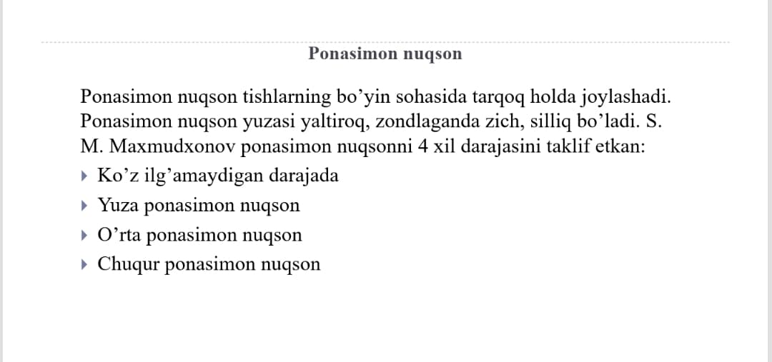 Nokaries kasalliklarni zamonaviy davolash usullari