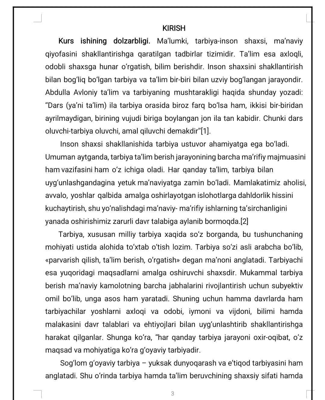 Milliy g’oya mazmun	mohiyatini yoshlar ongiga singdirishning vositalari