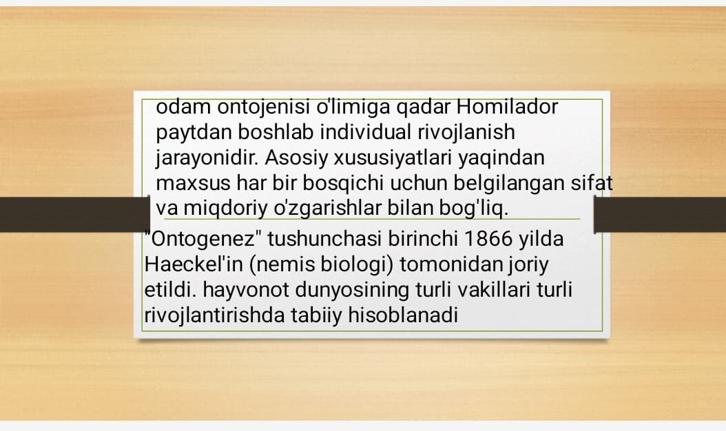 Asab sistemasi ontogenezi