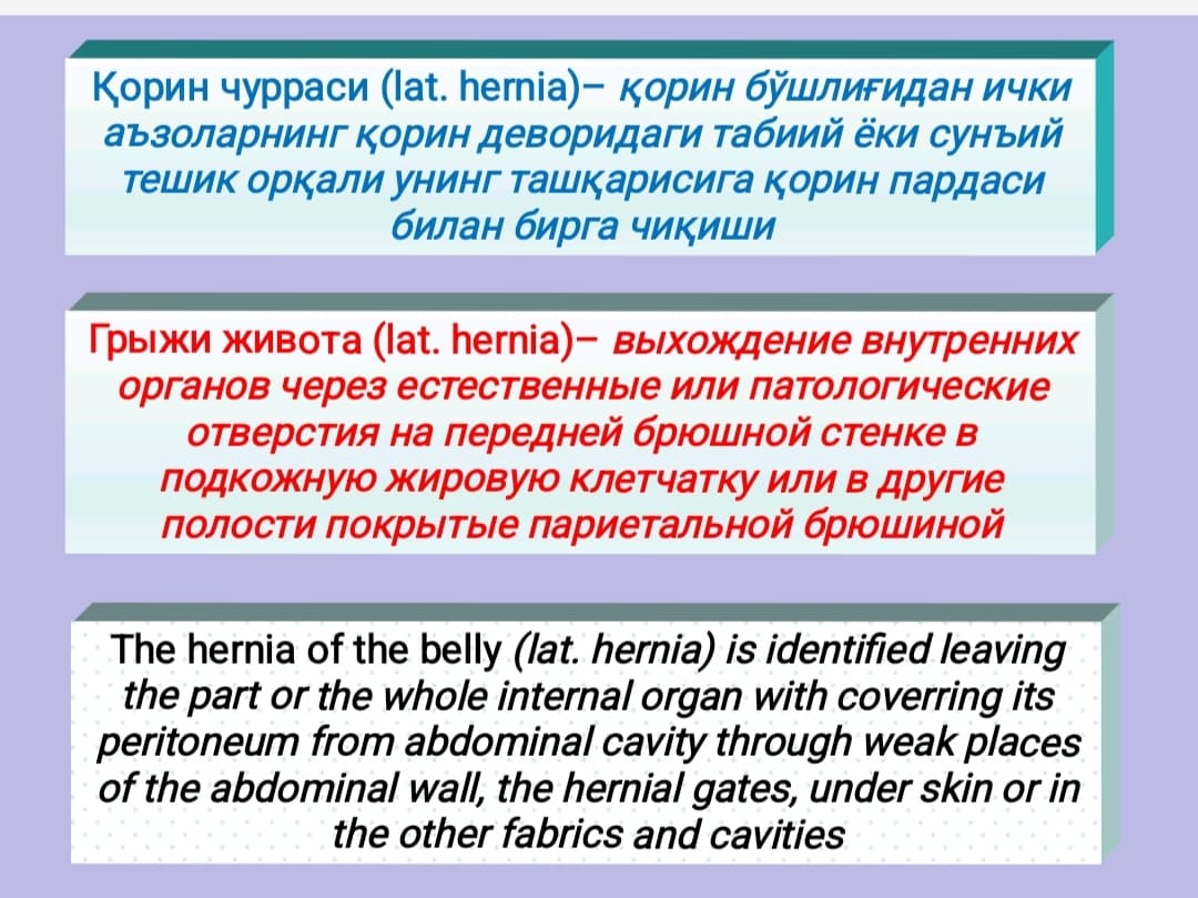 Қорин чурралари