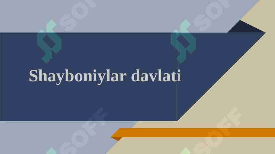 Shayboniylar davlati
