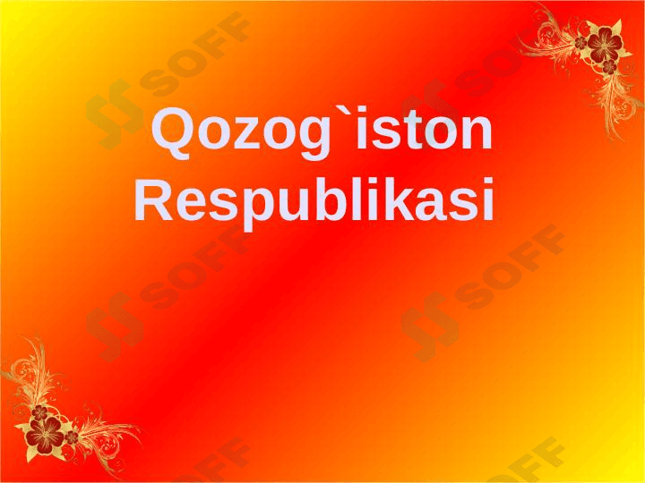 Qozog'iston Respublikasi