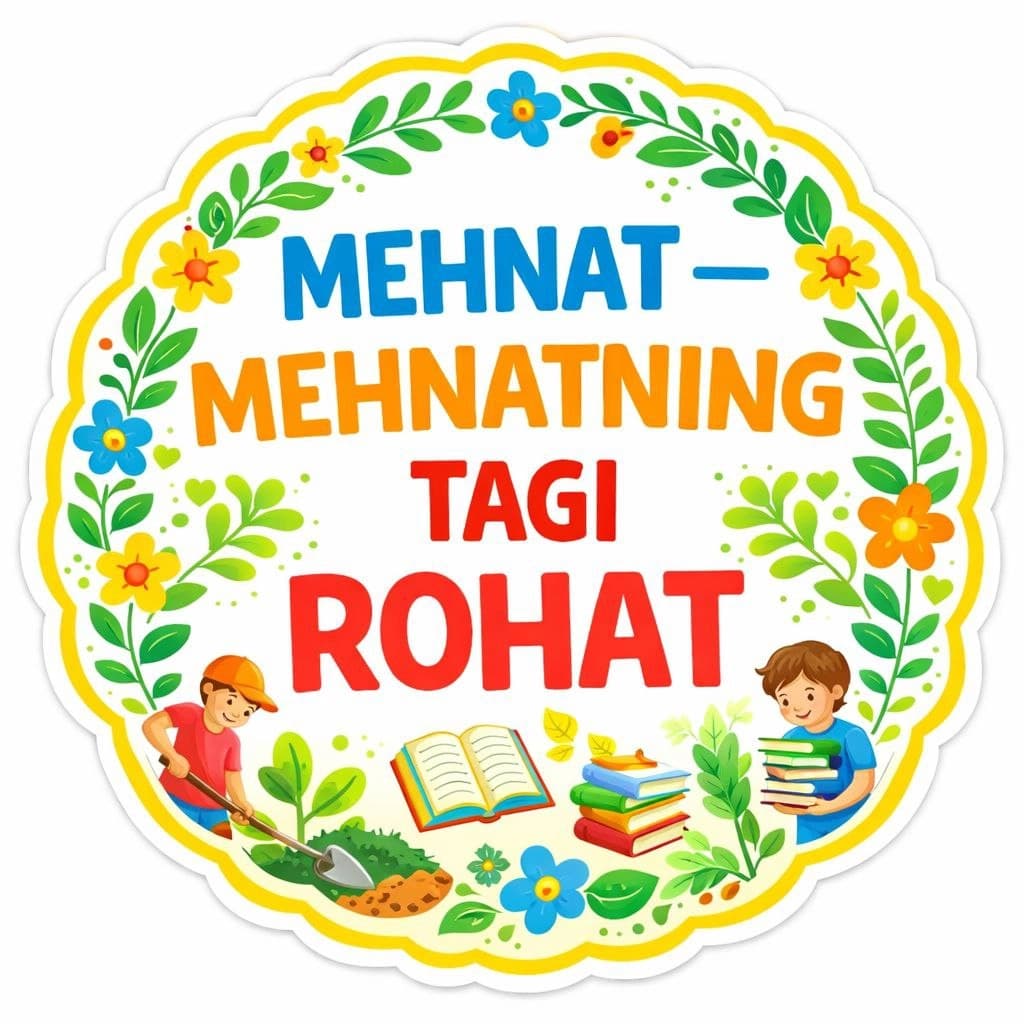 Mehnat mehnatning tagi rohat (Kelajak soati)