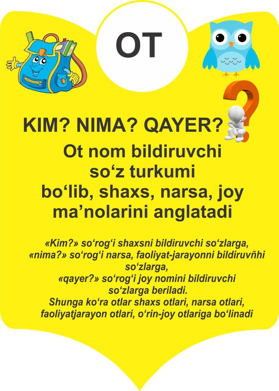 So'z turkumlari