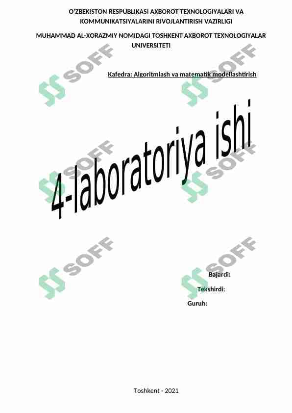 Chiziqli dasturlash masalalarining matematik modellari va chiziqli dasturlash masalalarini grafik usulida yechish. Chiziqli dasturlash masalalarini simpleks jadvallar usulida yechish.