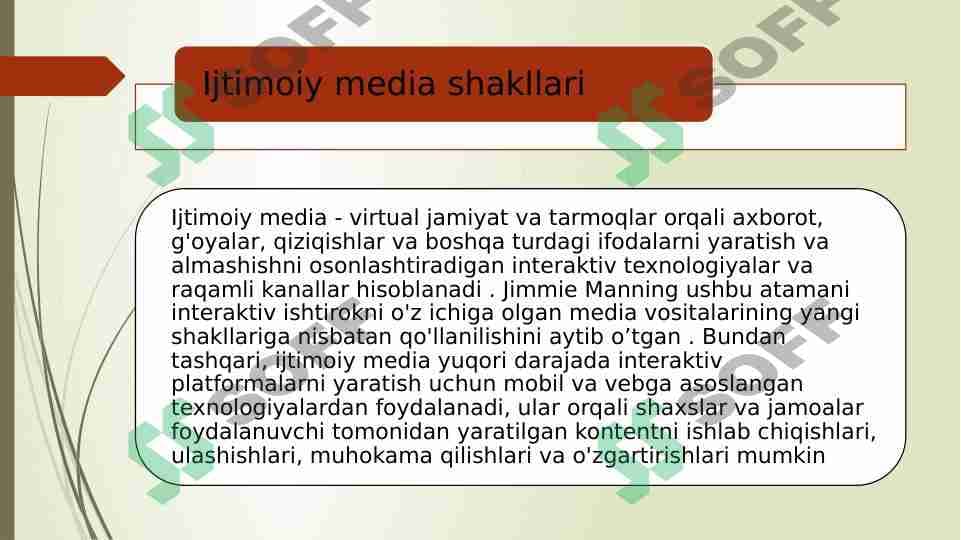 Ijtimoiy media shakllari