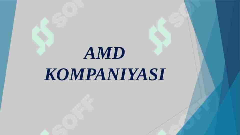 AMD KOMPANIYASI
