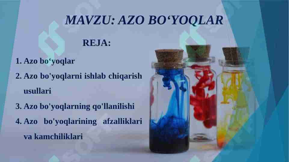 AZO BOʻYOQLAR