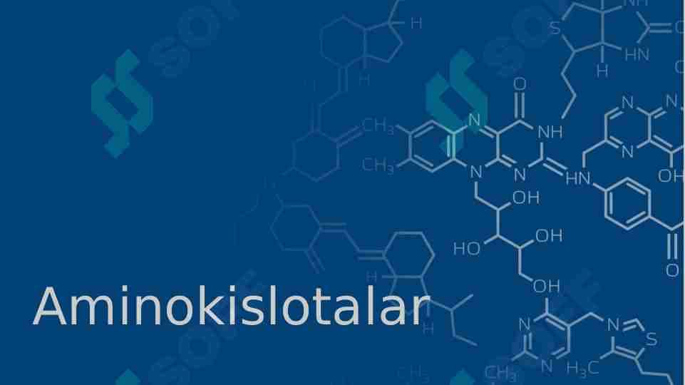 Aminokislotalar