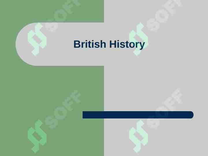 "British History"