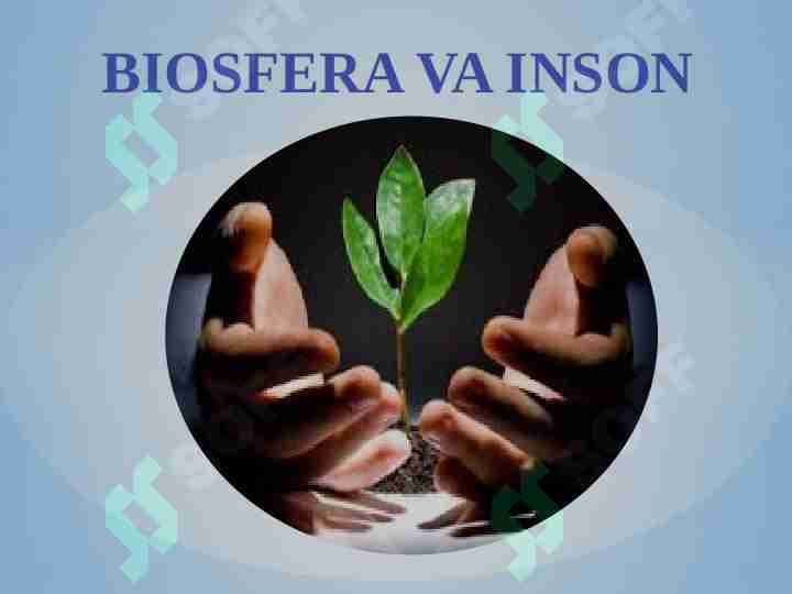 Biosfera va inson