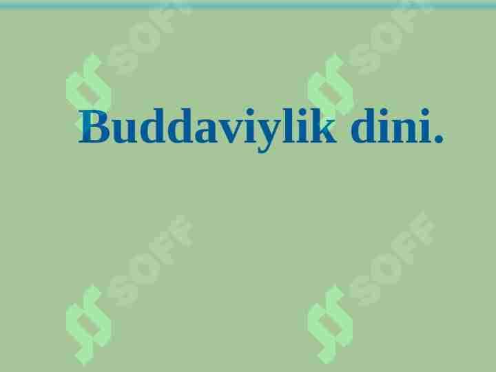 Buddaviylik dini