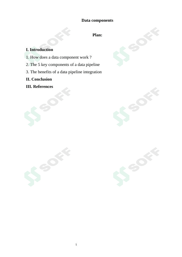 Data components