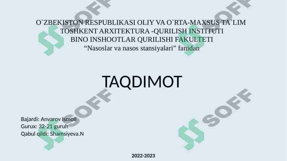 Hajmiy nasoslar