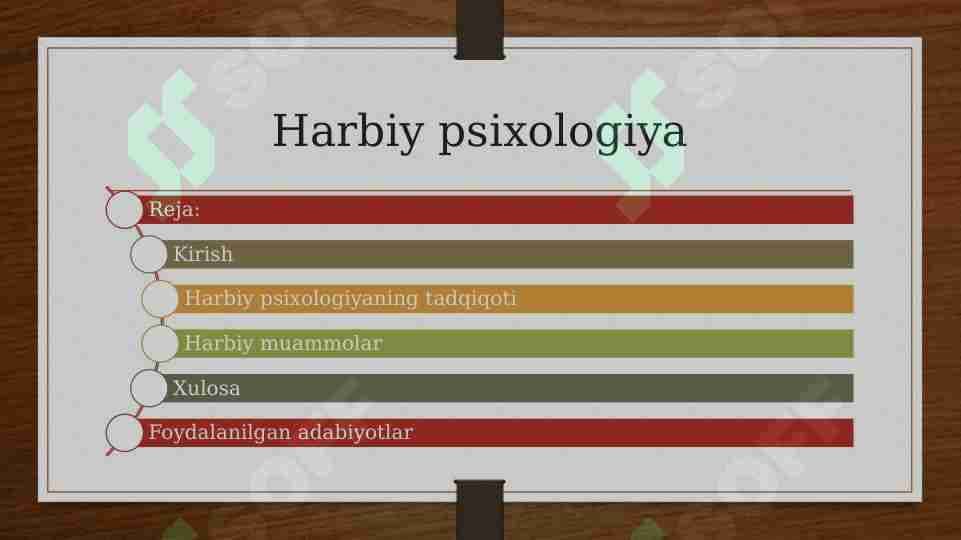 Harbiy psixologiya