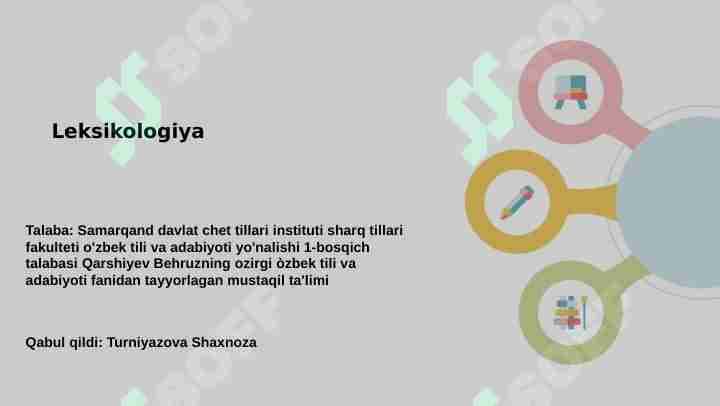 Leksikologiya