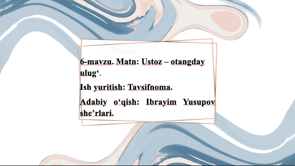 USTOZ-OTANGDAY ULUG' TAQDIMOT 1.pptx