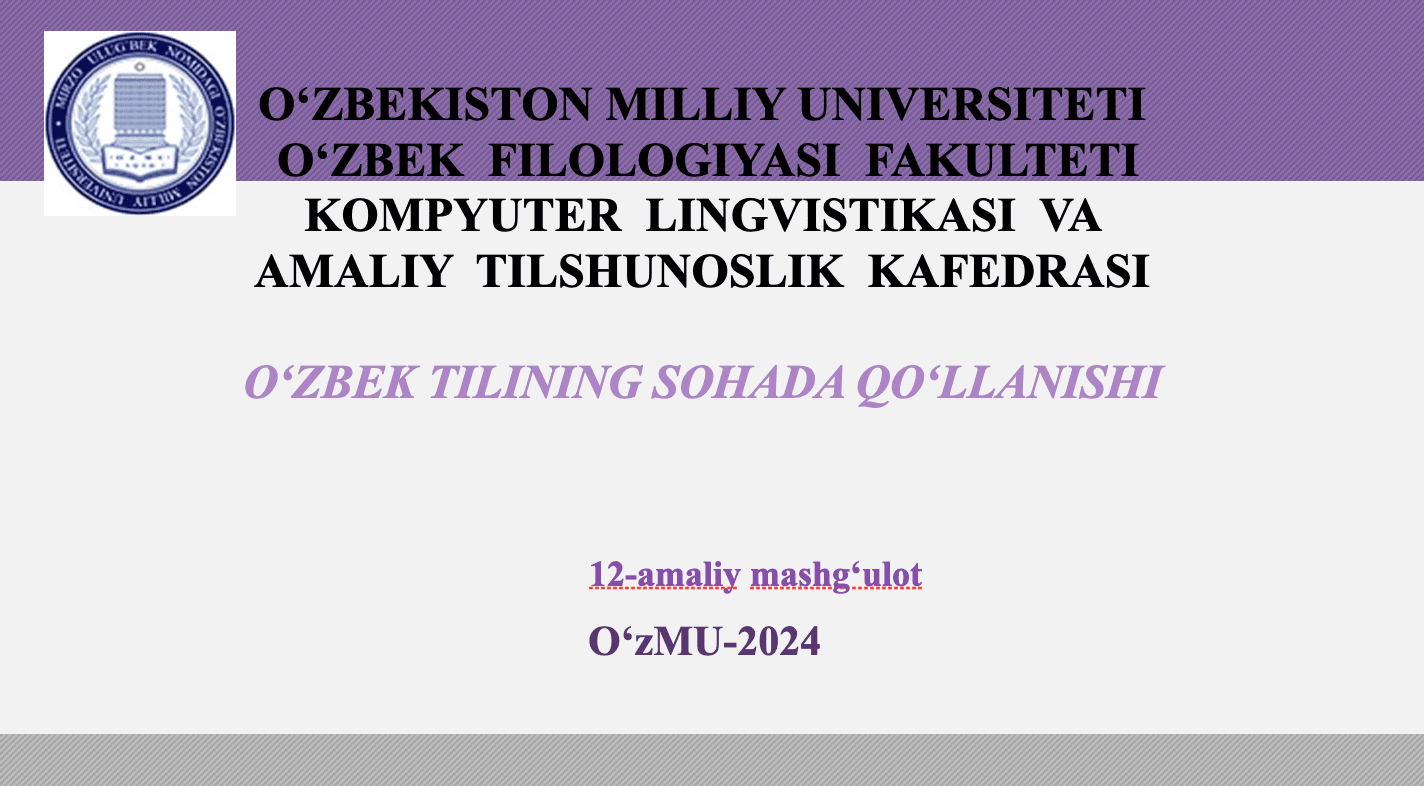 Alisher Navoiy ijodi Turk xalqlari adabiyotining yuksak cho'qqisi