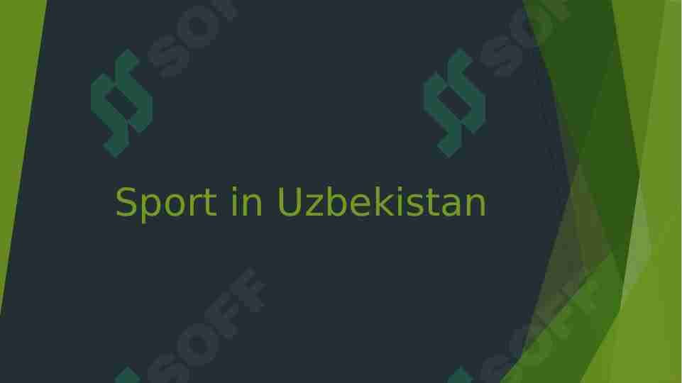 Sport in Uzbekistan