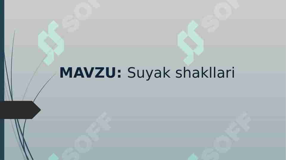 Suyak shakllari