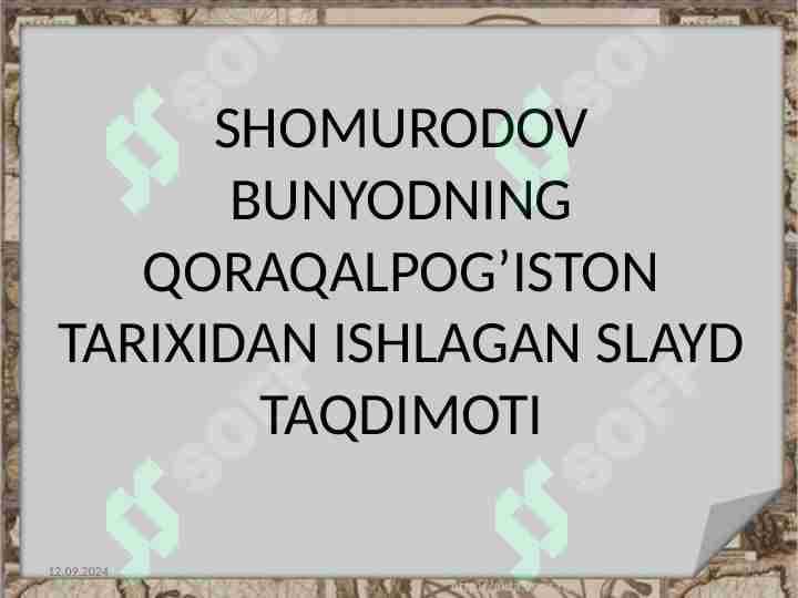 QORAQALPOQ YERLARI XVI-XIX ASRLARDA