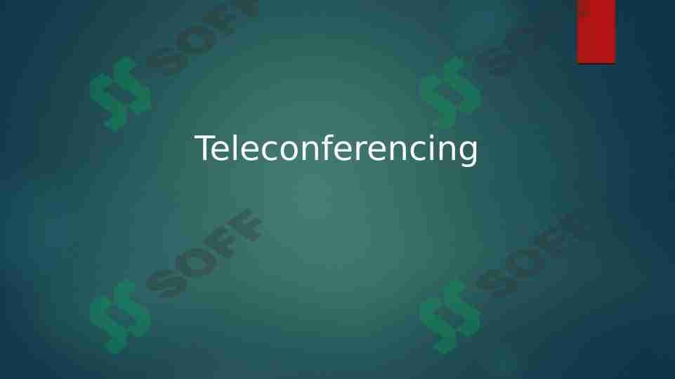 Teleconferencing