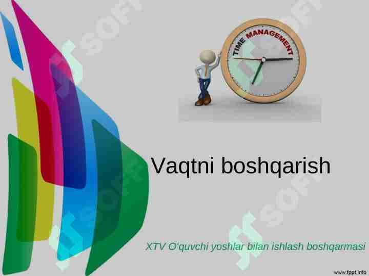 Vaqtni boshqarish