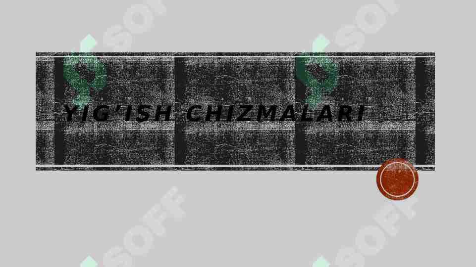 Yig’ish chizmalari