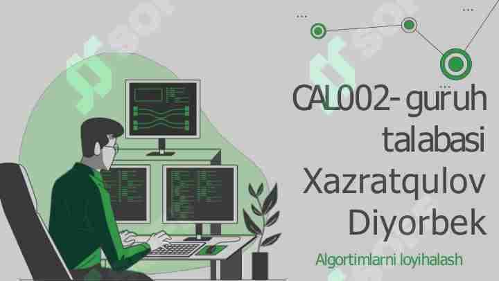 Determinantlarni  hisoblash uchun  bajariladigan amallar  sonini baholash