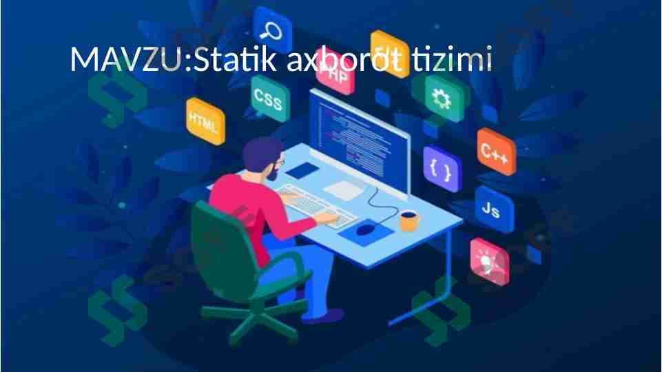 axborot tizimlari, statistik axborot tizimlari