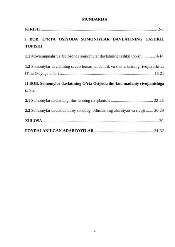 O'zbekistonda somoniylar davlati tarixining o'rganilishi