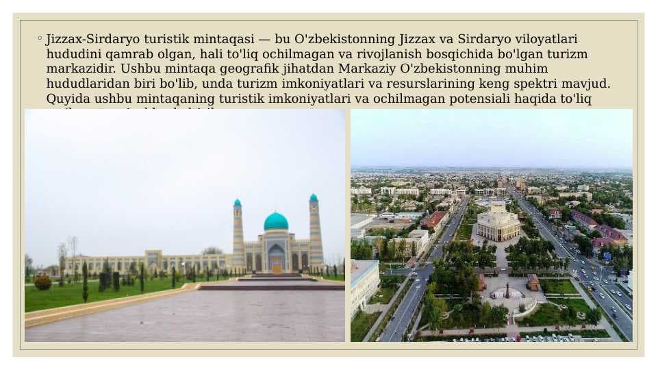 Jizzax-Sirdaryo turistik mintaqasi