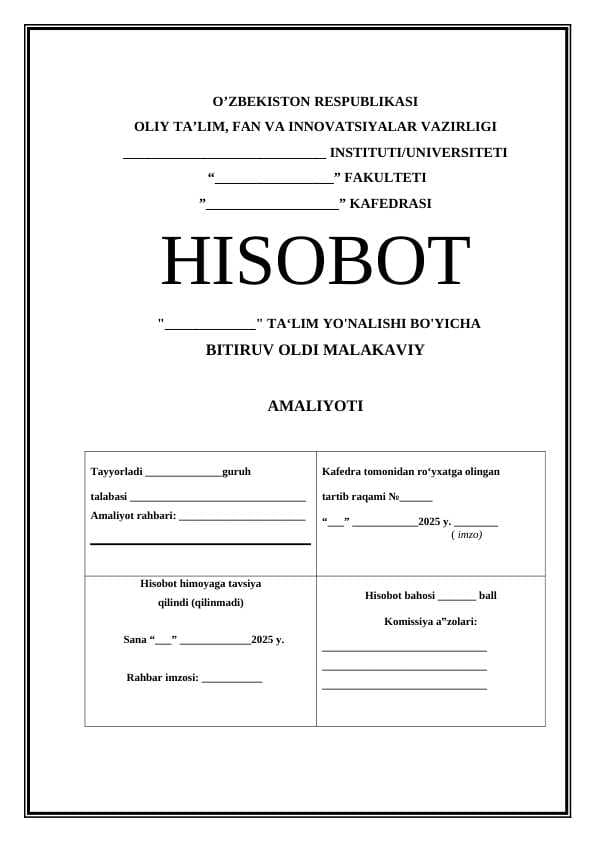 Xalq banki amaliyot hisoboti