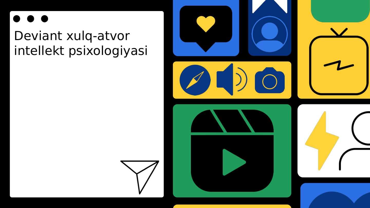 Deviant xulq-atvor intellekt psixologiyasi