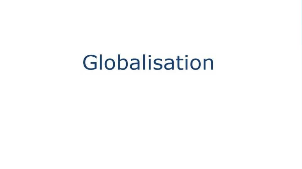 Globalisation