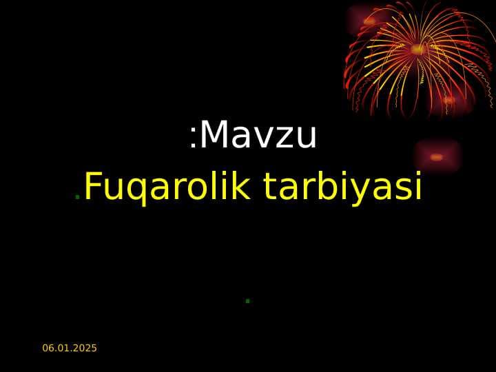 Fuqarolik tarbiyasi