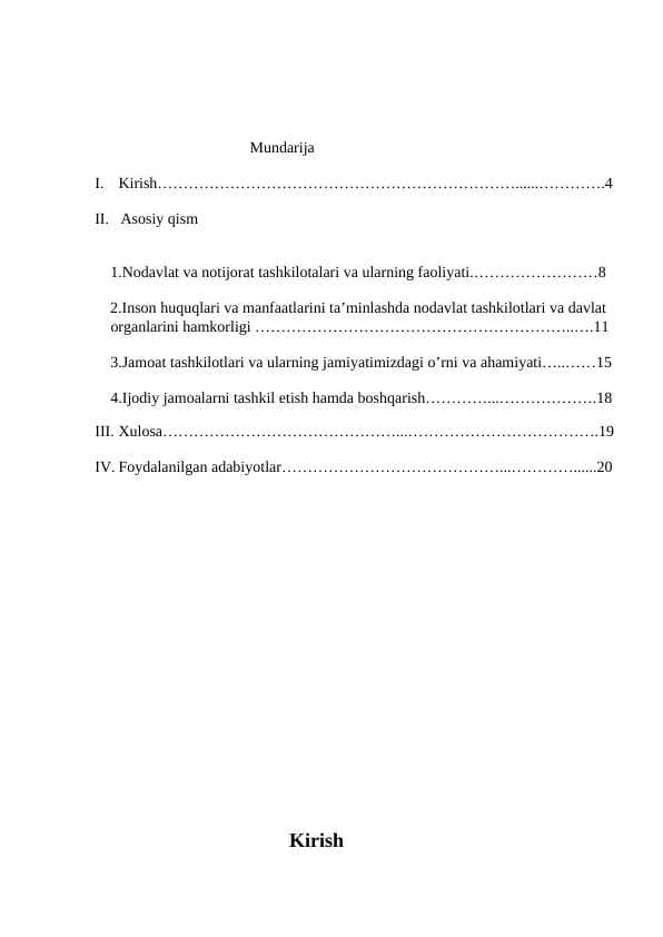 Nodavlat va Jamoat tashkilotlari faoliyati va ijodiy.docx