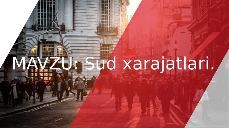 Sud xarajatlari