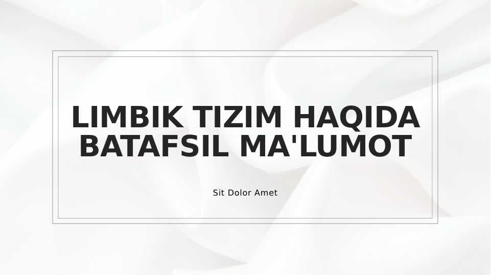 Limbik tizim