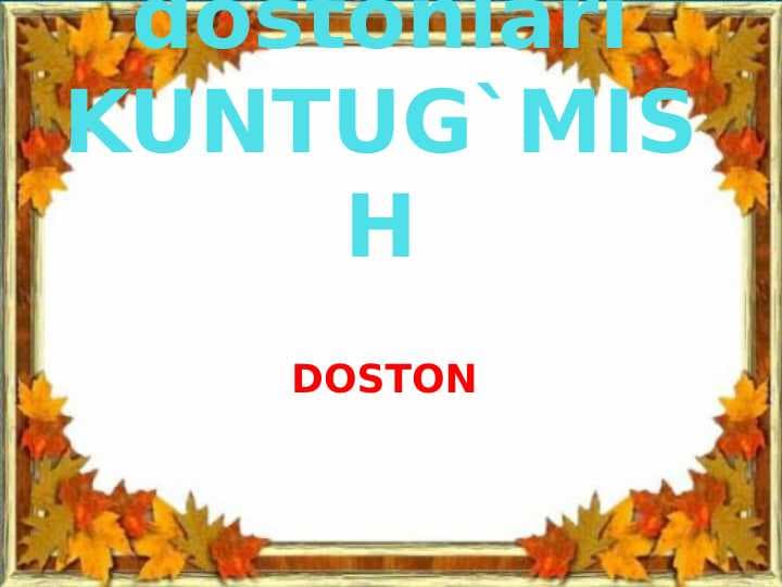 Xalq dostonlari