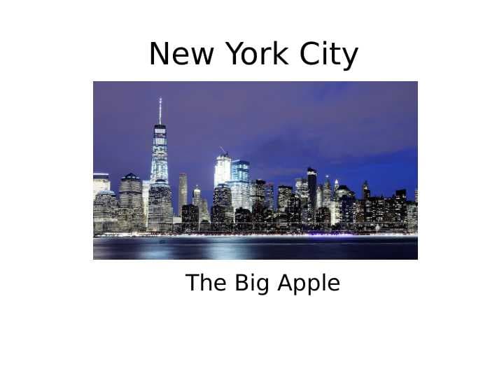 New York City